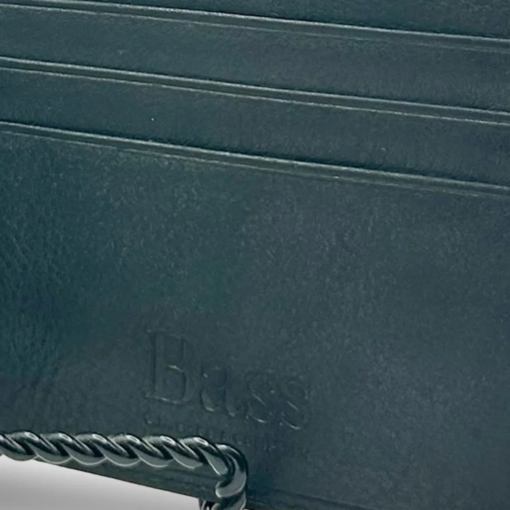Bass Leather Men's Billfold‎ Wallet Preppy Classic Butter Soft Career Office